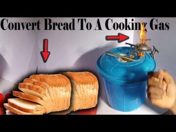 How to Convert Bread And Water Into a Cooking Gas
