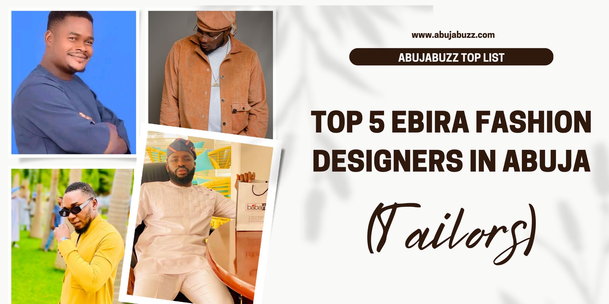 Top 5 Ebira Fashion Designers in Abuja in 2023