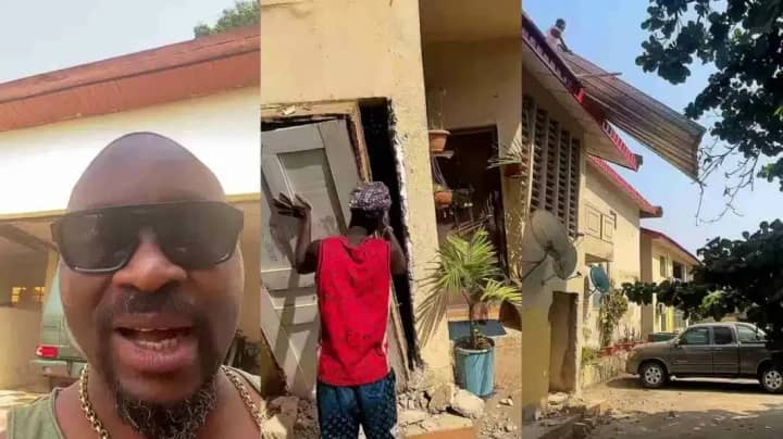 Fayose Removes Roof And Door of Tenant Owing Him Rent for 4 Years