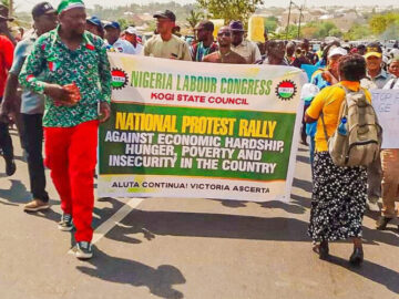 NLC Protest: "End Hunger and Suffering" - Kogi State Workers to Govt