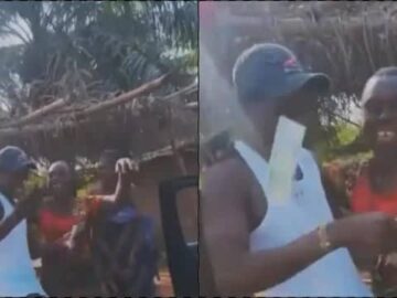 Son Expresses Gratitude with Benz and Cash Shower for Mother Who Sacrificed Bike to Support Him (video)
